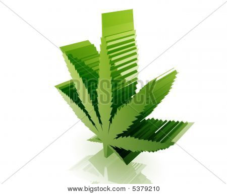 Feuille de Cannabis marijuana