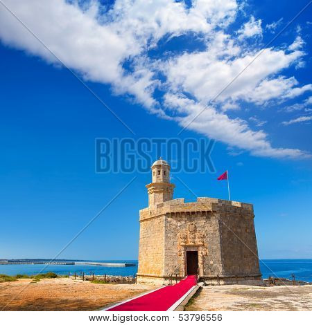 Ciutadella Castell de Sant Nicolas Castillo San Nicolas in Ciudadela Balearic Islands