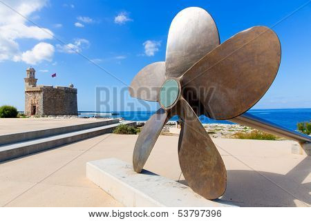 Ciutadella Castell de Sant Nicolas Castillo San Nicolas in Ciudadela Baleari Islands