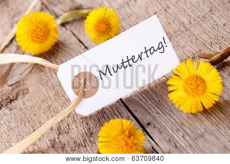 Label With Muttertag