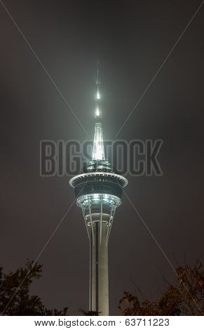 Top Of Macao Tower At Night