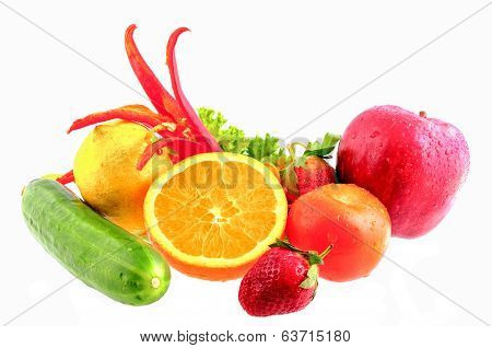 the mix fruit