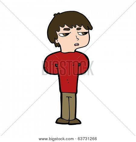 cartoon antisocial boy