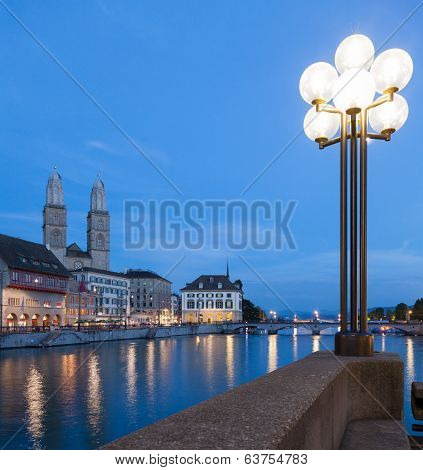 Summertime Evening in Zurich