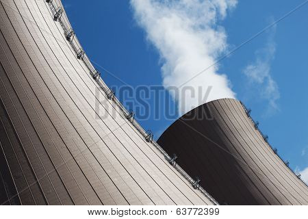 The  Cooling Towers Of Nuclear Power Plant