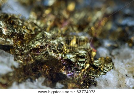 Nugget. Extreme Closeup