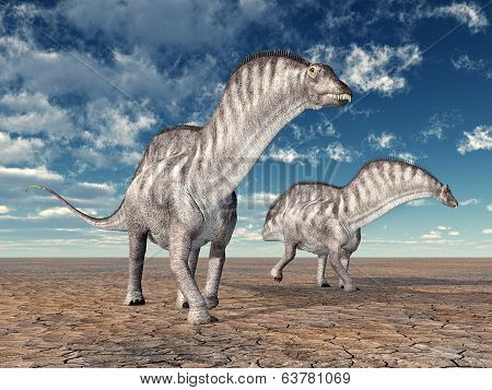 Dinosaur Amargasaurus