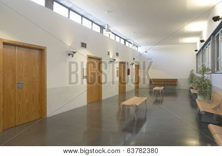 Modern Building Waiting Area. Horizontal.