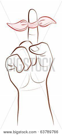 Ribbon Finger