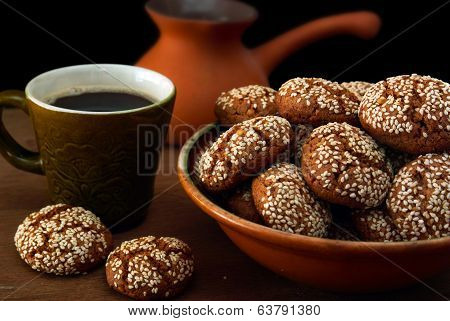 Cookies and coffee