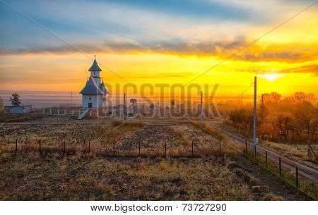 October Landscape In The Countryside