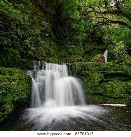 Mclean Falls in New Zealand