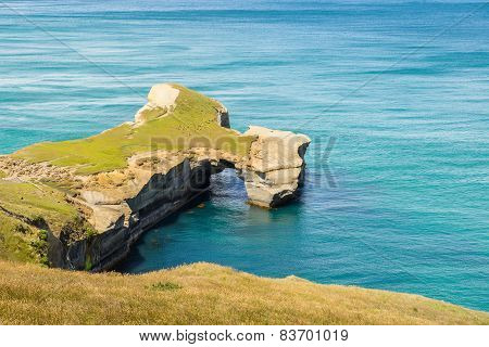 Tunnel Beach in Dunedin