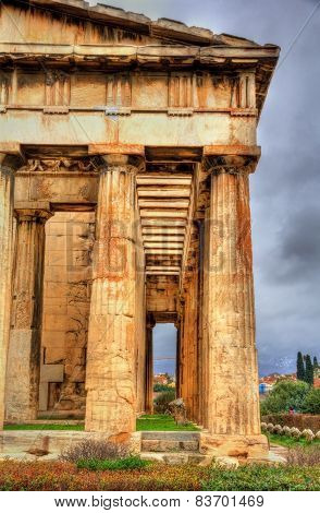 Temple Of Hephaestus In Athens - Greece