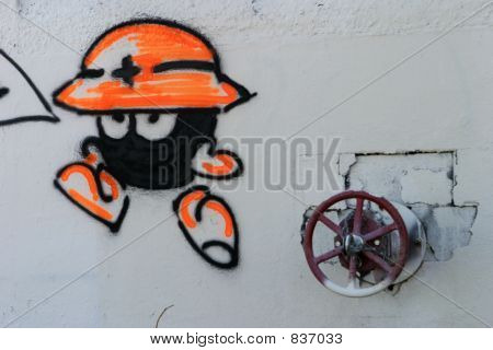 Vodní ventil s Graffiti