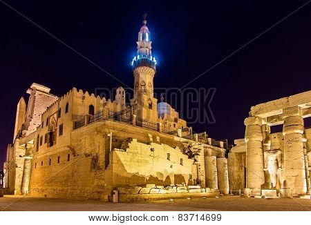 The Mosque Of Abu Haggag In Luxor - Egypt