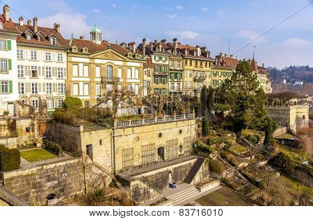 The Riverside Terrace Of The Beatrice-von-wattenwyl-haus In Bern, Switzerland