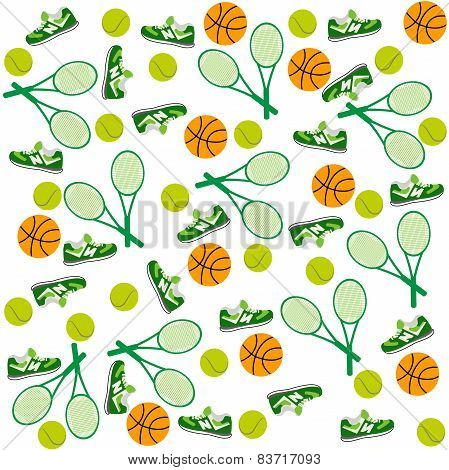 Green Sports Background