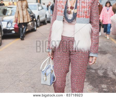 People Outside Alberta Ferretti Fashion Show Building For Milan Women's Fashion Week 2015