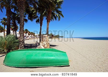 Boat on beach, Carboneras.