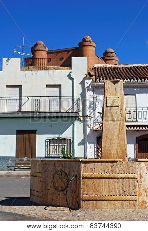 Fountain in town, La Calahorra.
