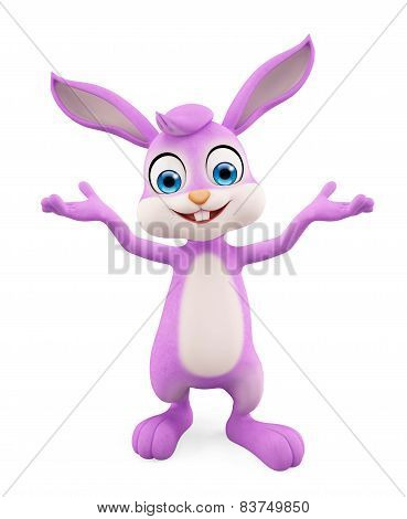 Easter Bunny With Presentation Pose