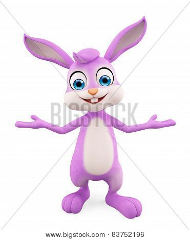 Easter Bunny With Presentation Pose