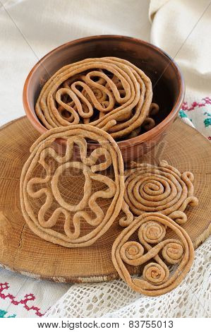 Teterki, Russian Rye Cookies For Spring Equinox Selebration