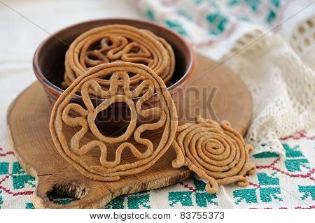 Teterki, Russian Rye Cookies For Spring Equinox Selebration