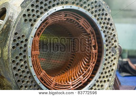 Stator of a big electric motor