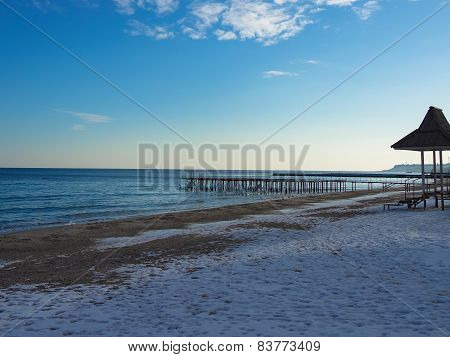 Pier On The Beach