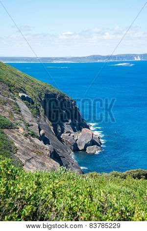 A scenic Southern ocean view in West Cape Howe National Park near Albany