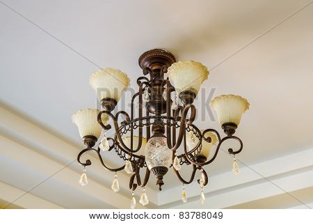 Lamp Metal Ceiling Light Fixture