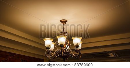 Lamp Metal Ceiling Light Fixture