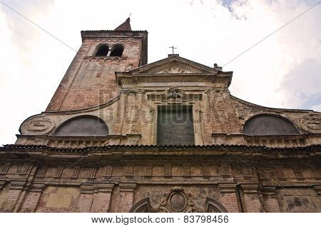 Church of St. Nazzaro. Piacenza. Emilia-Romagna. Italy.