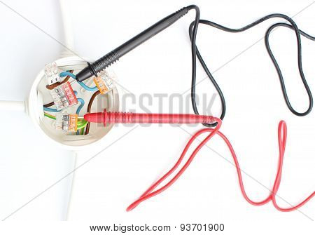 Electrical Box With Cable Multimeter