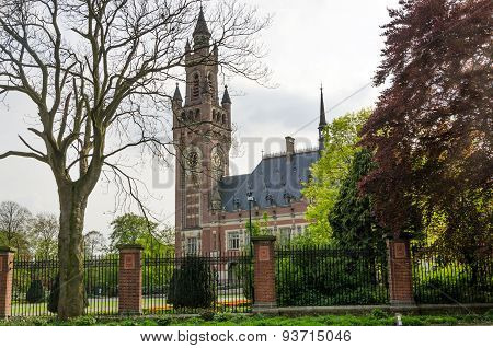 Peace Palace. International Court Of Justice In The Hague