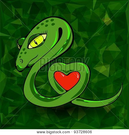 Snake and Heart