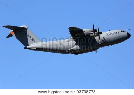 Airbus A400M Military Transport Airplane Toulouse Airport