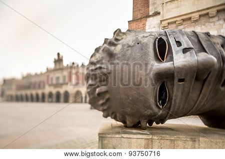 Market Square Of Old City Krakow, Poland