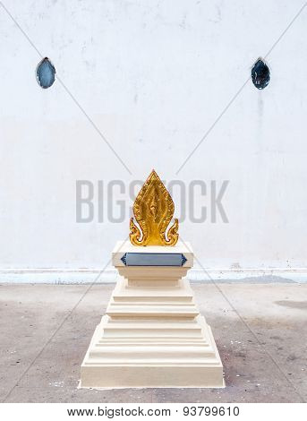 Golden Battlements Sculpture