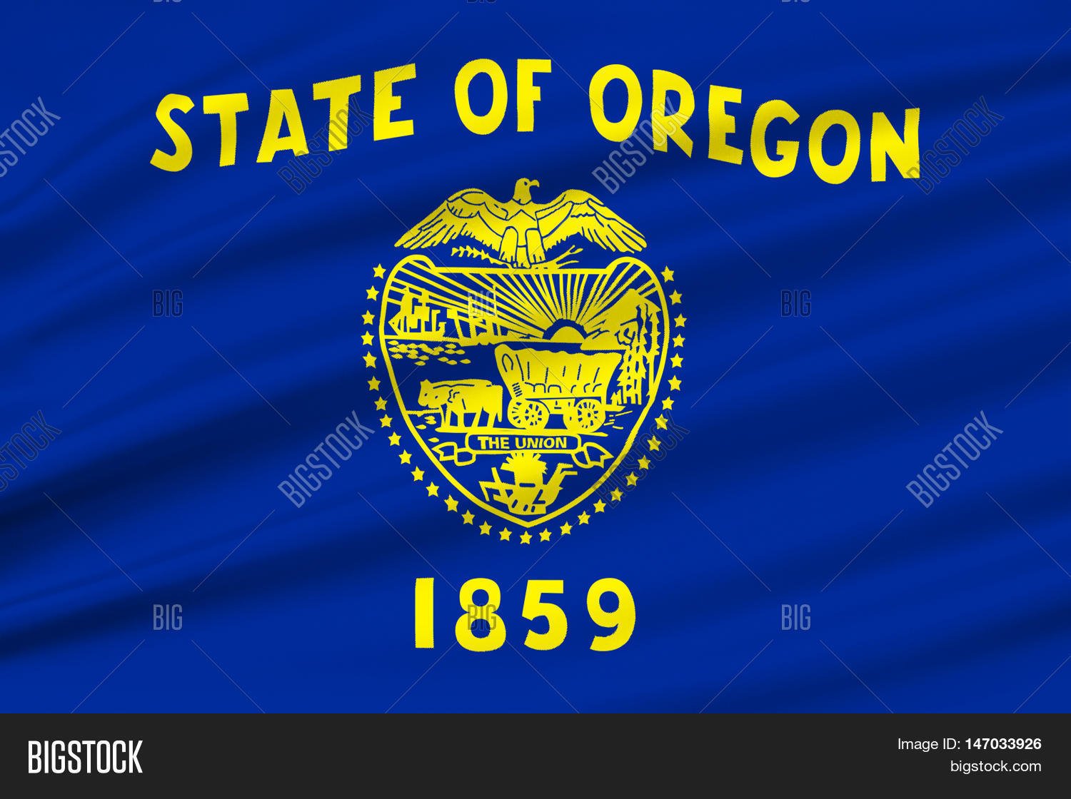 Flag Oregon State Image & Photo (Free Trial) Bigstock