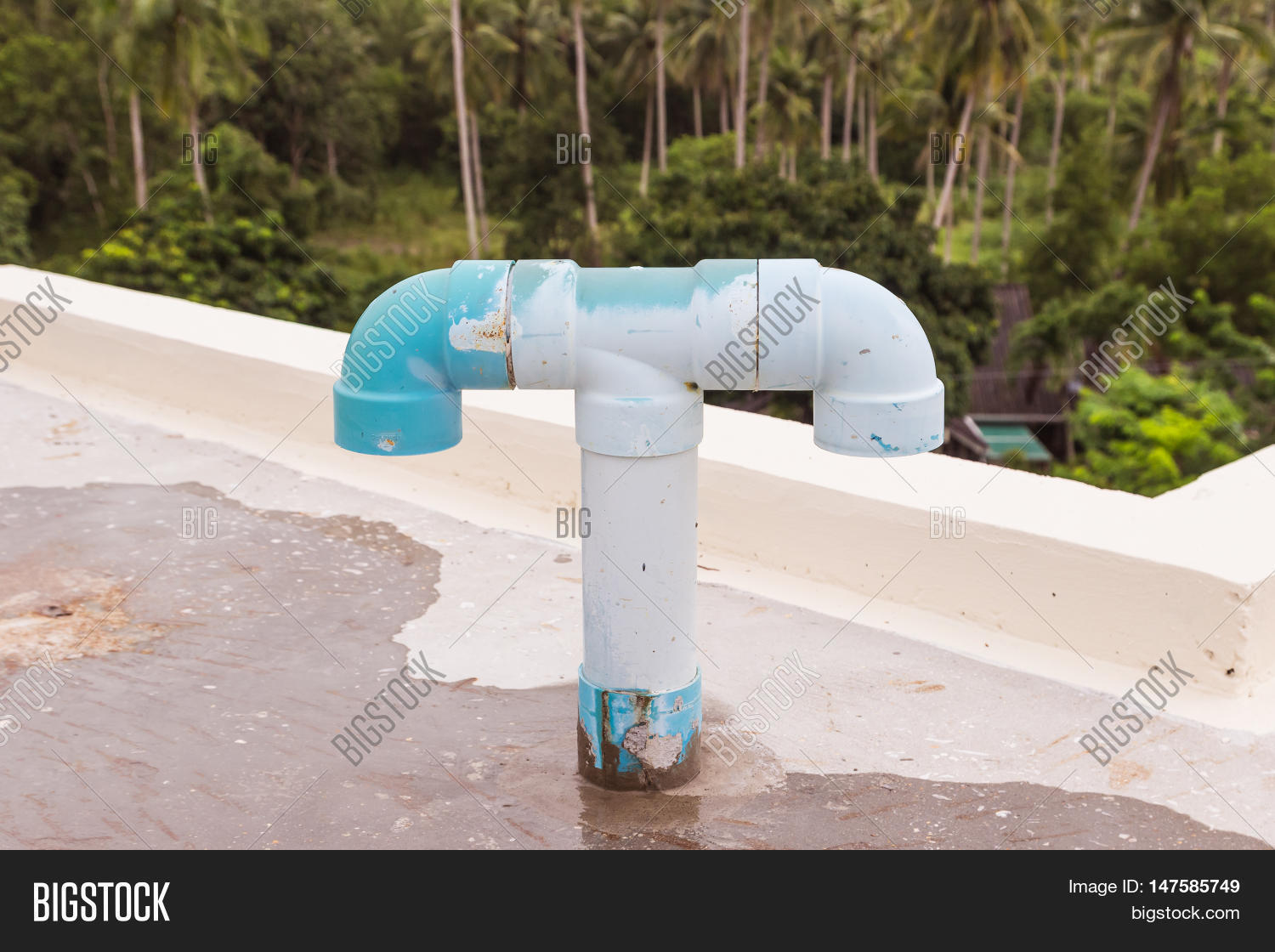 Old PVC Air Vent Pipes Image & Photo (Free Trial) Bigstock