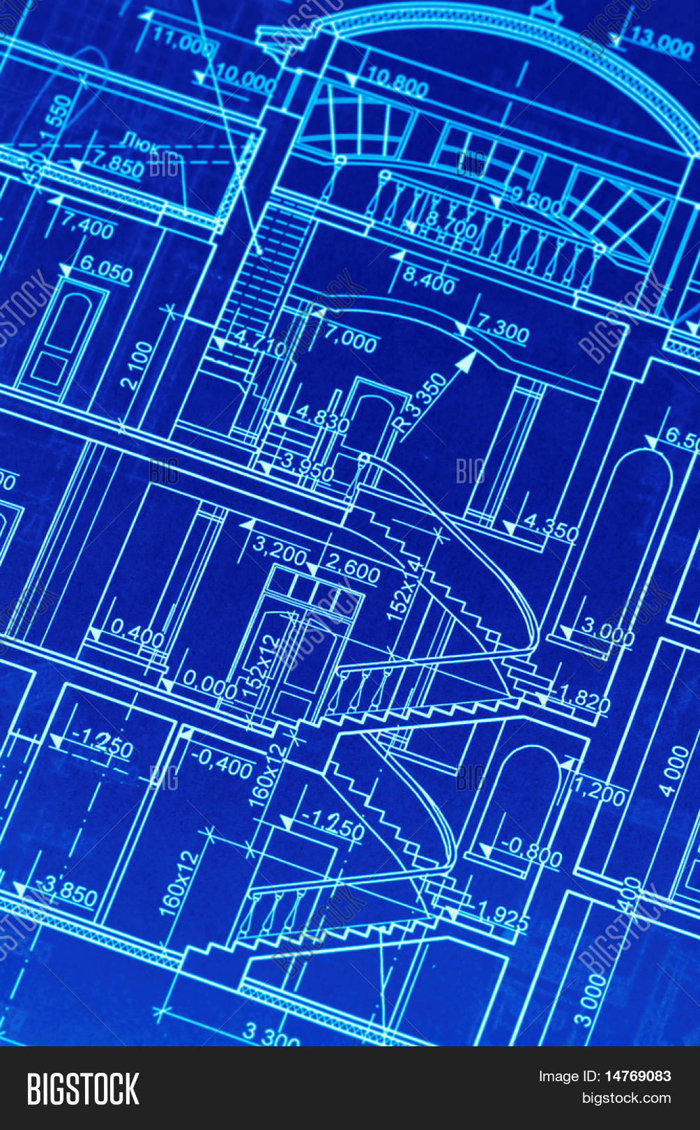 House Plan Blueprints Image & Photo (Free Trial) | Bigstock