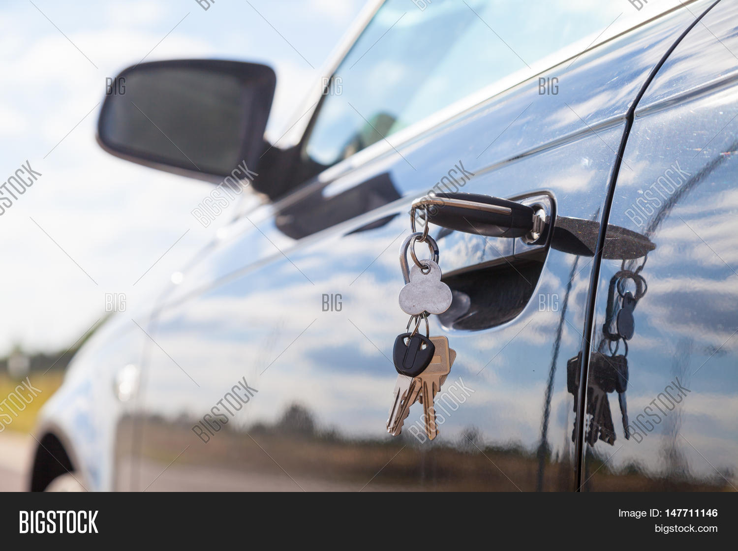 Car Key On Car Lock Image & Photo (Free Trial) Bigstock
