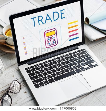 Saving Trade Account Commerce Concept