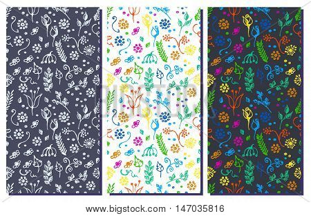 Vector Set Of Seamless Patterns