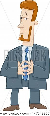 Boss Character Cartoon Illustration