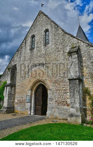 Saint Wandrille Rancon France - june 22 2016 : the Saint Michel church