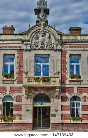 Buchy France - june 23 2016 : the city hall